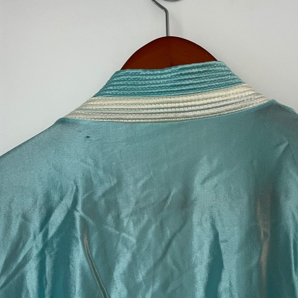 1970s Vintage Tiffany Blue Robe – Classics of California – Size M - Picture 5 of 5